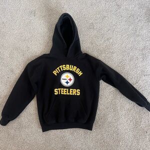 NFL Team Steelers Apparel Black Fleece hoodie